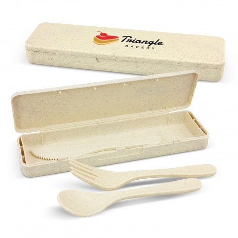 Wheat Straw Cutlery Set (TR-117603)