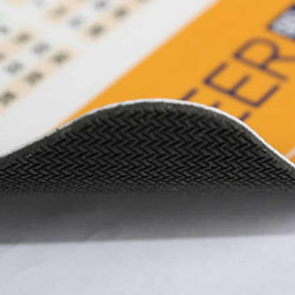 1mm Rubber-backed PVC Coasters