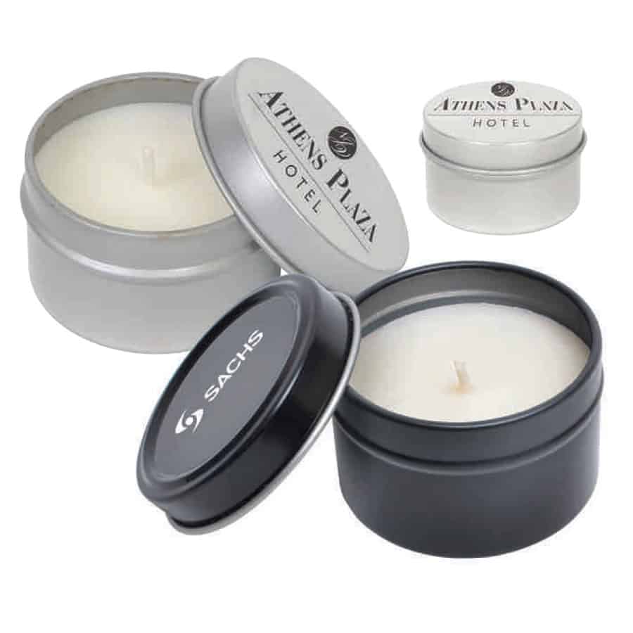 Small Candle in Tin (PB-H107)