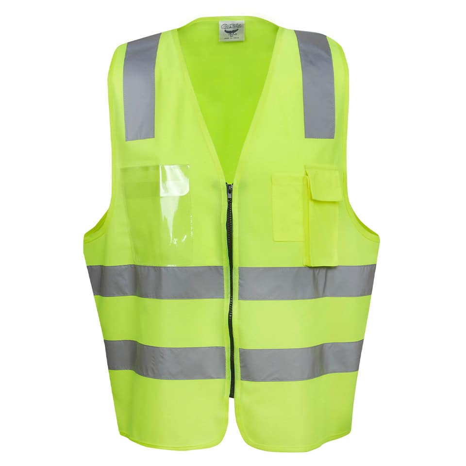 Zip Hi Vis Day/Night Vest (BW-V85) - 2 colours available