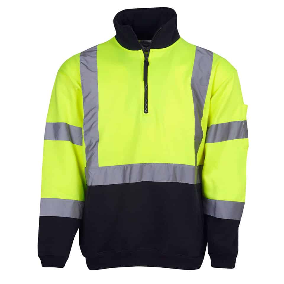 Hi Vis 1/2 Zip Day/Night Sweatshirt (BW-F95)