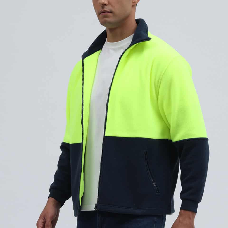 Hi Vis Full Zip Polar Fleece (WS-SW84)
