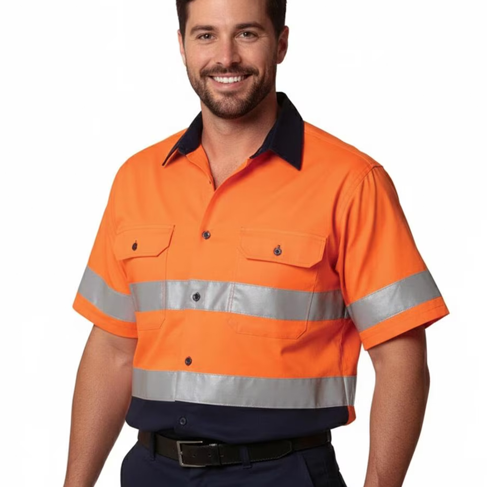 Hi Vis Short Sleeve Day/Night Shirt (WS-SW59)