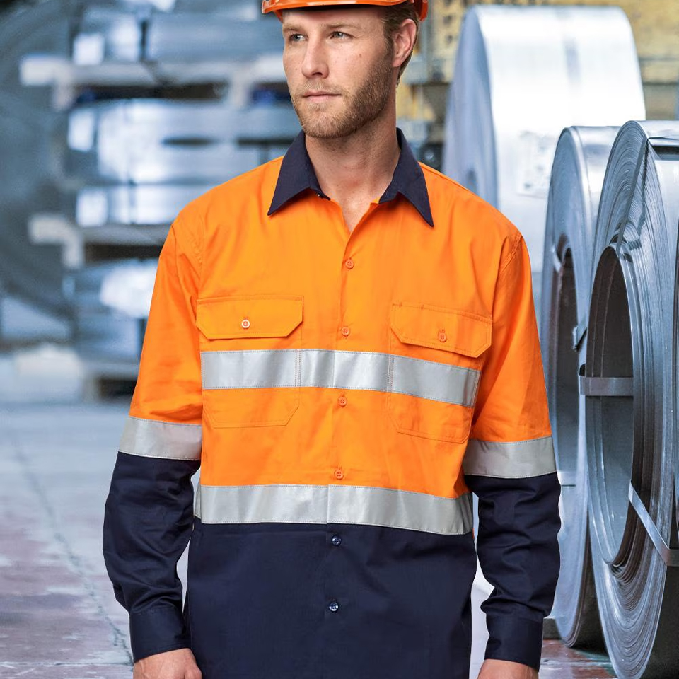 Hi Vis Long Sleeve Day/Night Shirt (WS-SW82)